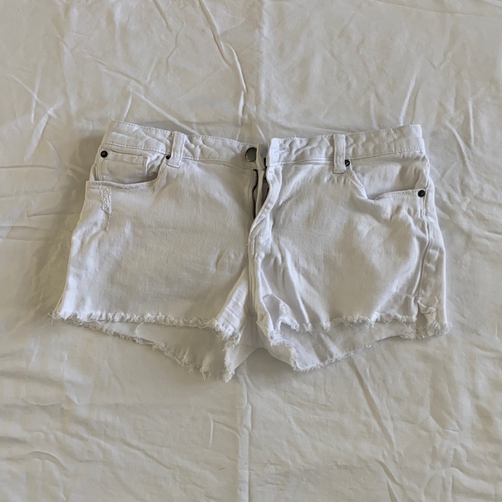 White jean STS Blue jean short